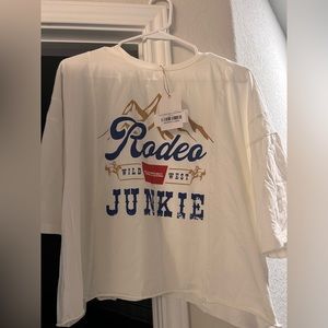 Grace & Emma women’s white concert tshirt
